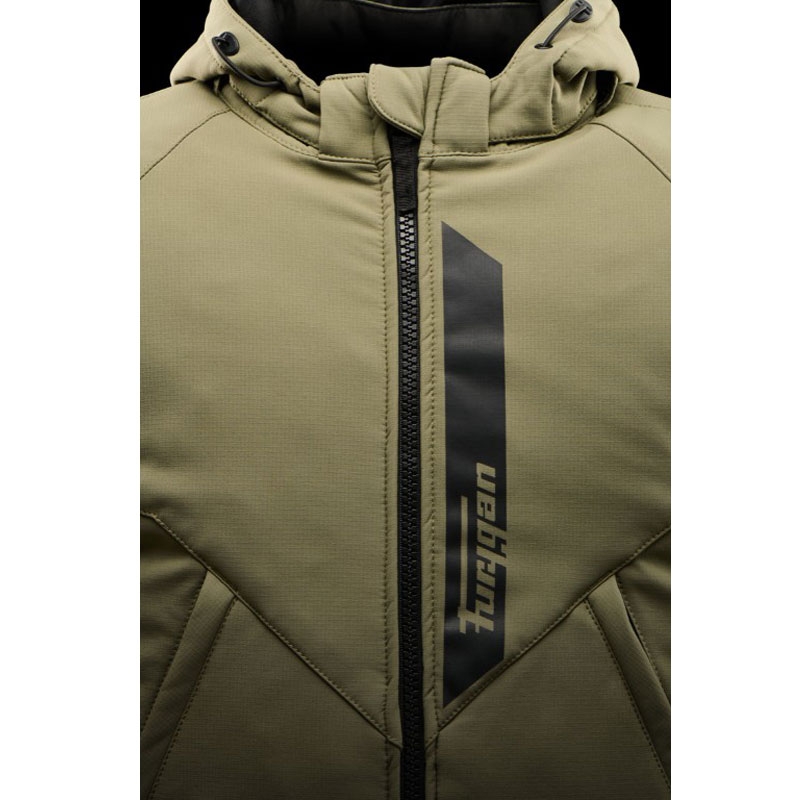 Kurtka motocyklowa Furygan Evald w kolorze khaki w kolorze zielonym
