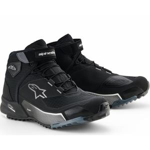Buty motocyklowe damskie Alpinestars Stella CR-X Drystar czarno-szaro-białe