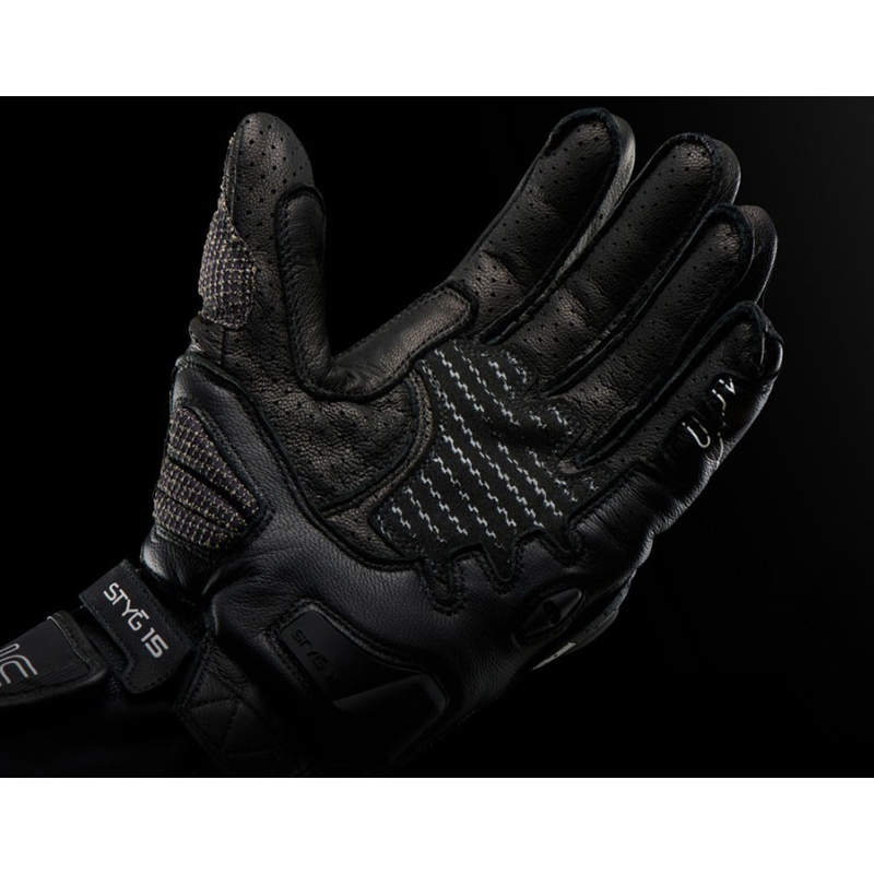 Rękawice motocyklowe Furygan STYG 15 Vented czarno-białe