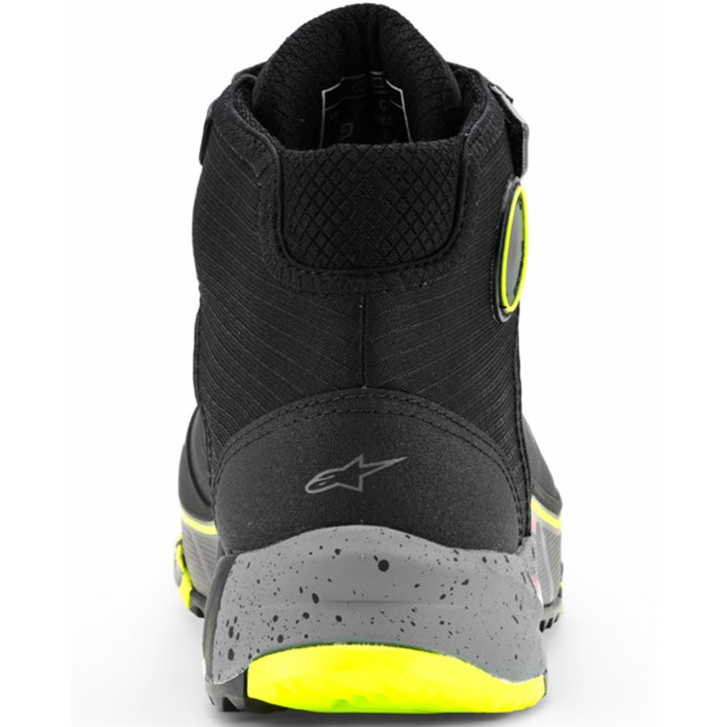 Buty motocyklowe Alpinestars CR-X Drystar czarno-ciemnoszare-fluo-żółte