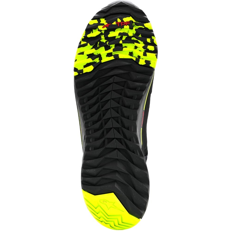 Buty motocyklowe Alpinestars CR-X Drystar czarno-ciemnoszare-fluo-żółte