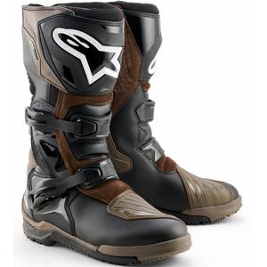 Buty motocyklowe Alpinestars Corozal V2 Adventure Drystar brązowo-czarne