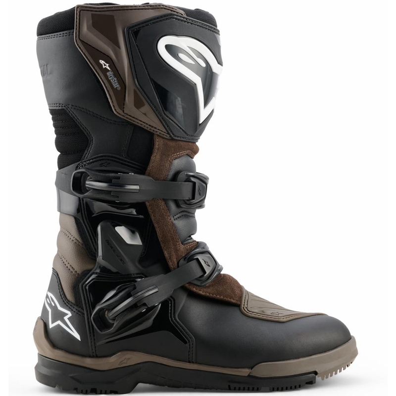 Buty motocyklowe Alpinestars Corozal V2 Adventure Drystar brązowo-czarne