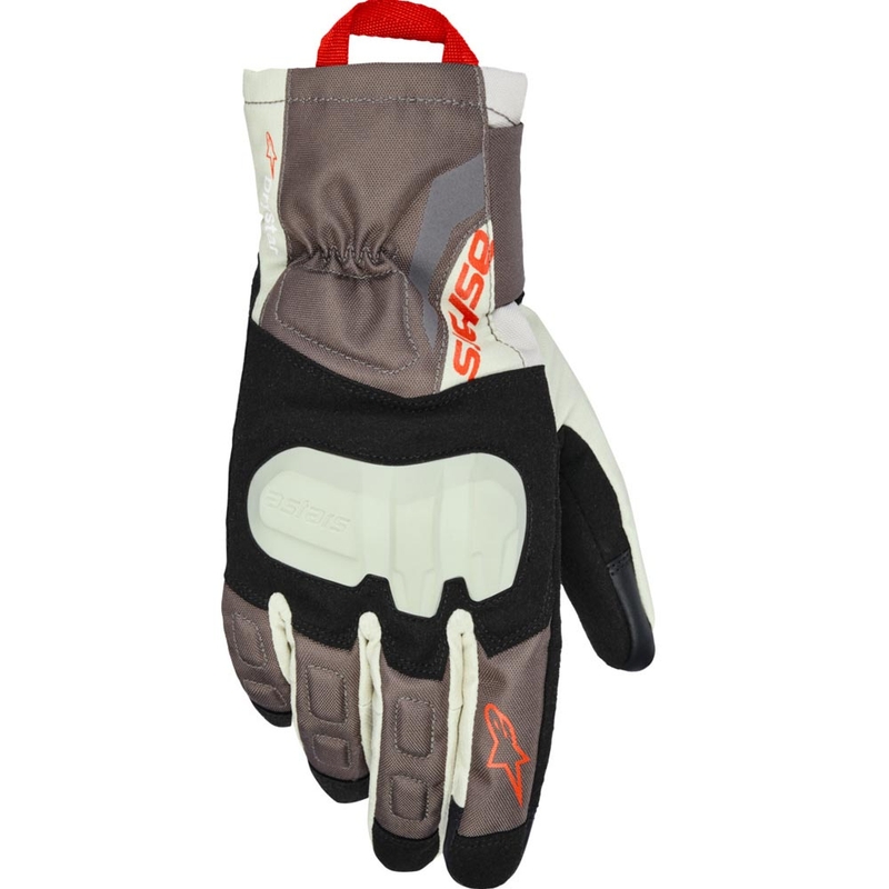 Ocieplane rękawice motocyklowe Alpinestars XT-3 Drystar w kolorze ciemnobrązowo-piaskowo-czarno-pomarańczowym