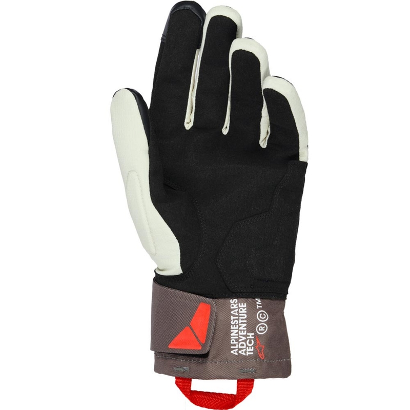 Ocieplane rękawice motocyklowe Alpinestars XT-3 Drystar w kolorze ciemnobrązowo-piaskowo-czarno-pomarańczowym