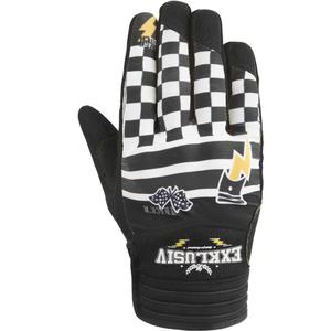 Rękawice motocyklowe NOX Exklusiv Airflow Tracker czarno-białe