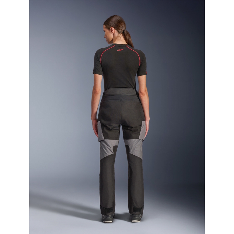 Spodnie motocyklowe damskie Alpinestars Stella Andes V4 Drystar czarno-ciemnoszare