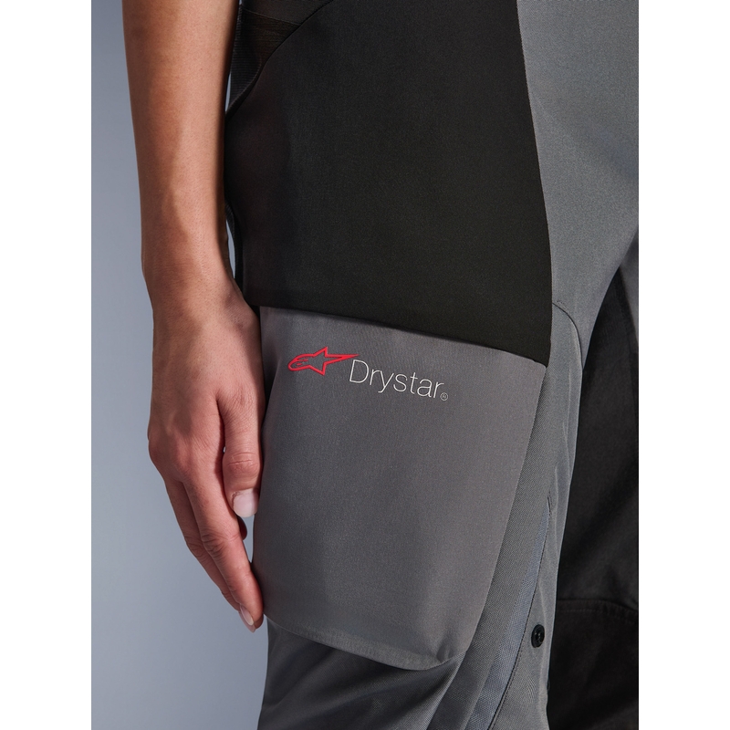 Spodnie motocyklowe damskie Alpinestars Stella Andes V4 Drystar czarno-ciemnoszare