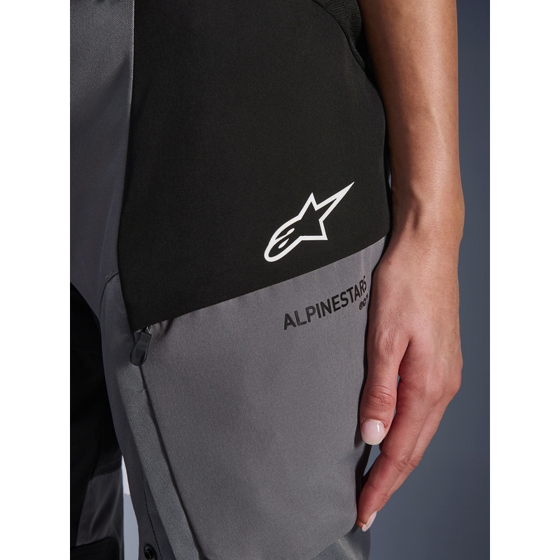 Spodnie motocyklowe damskie Alpinestars Stella Andes V4 Drystar czarno-ciemnoszare
