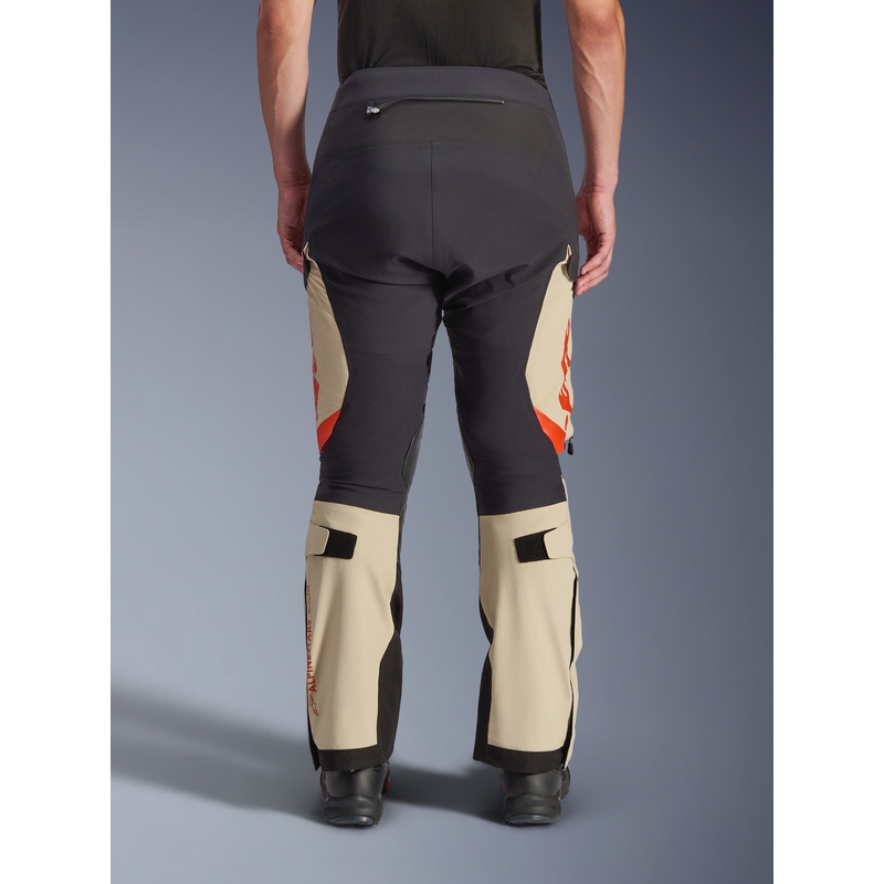 Spodnie motocyklowe Alpinestars Halo PRO Drystar XF kremowo-czarno-czerwone