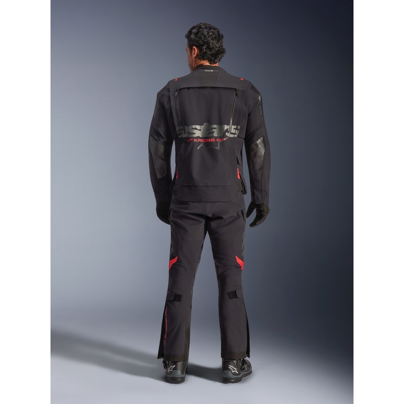 Kurtka motocyklowa Alpinestars Halo PRO Drystar XF czarno-ciemnoszaro-czerwona