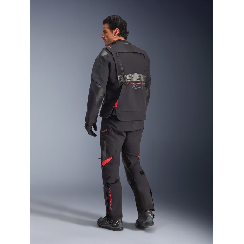 Kurtka motocyklowa Alpinestars Halo PRO Drystar XF czarno-ciemnoszaro-czerwona