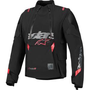 Kurtka motocyklowa Alpinestars Halo PRO Drystar XF czarno-ciemnoszaro-czerwona