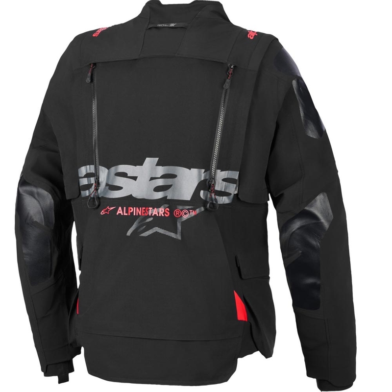 Kurtka motocyklowa Alpinestars Halo PRO Drystar XF czarno-ciemnoszaro-czerwona