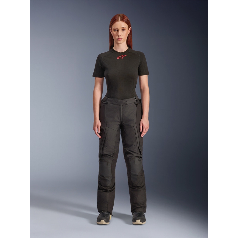 Spodnie motocyklowe damskie Alpinestars Stella Andes V4 Drystar w kolorze czarnym