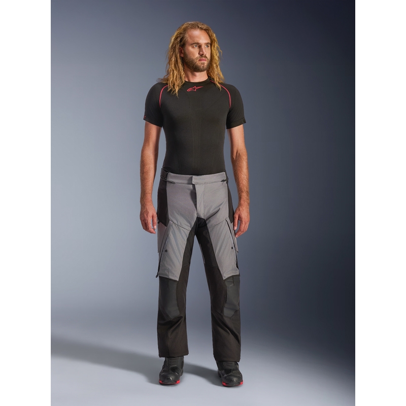 Spodnie motocyklowe Alpinestars Andes V4 Drystar czarno-ciemnoszare