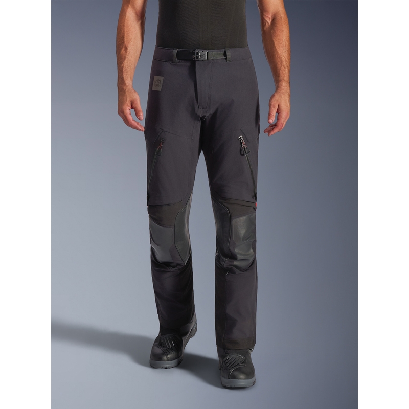 Spodnie motocyklowe Alpinestars Halo PRO Drystar XF czarno-ciemnoszaro-czerwone