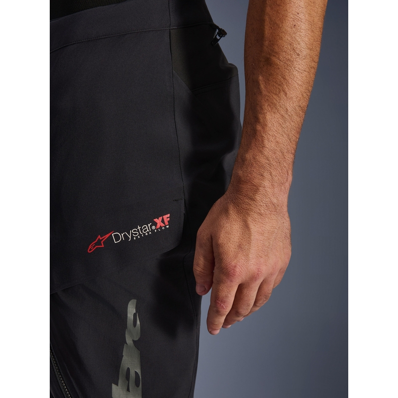 Spodnie motocyklowe Alpinestars Halo PRO Drystar XF czarno-ciemnoszaro-czerwone