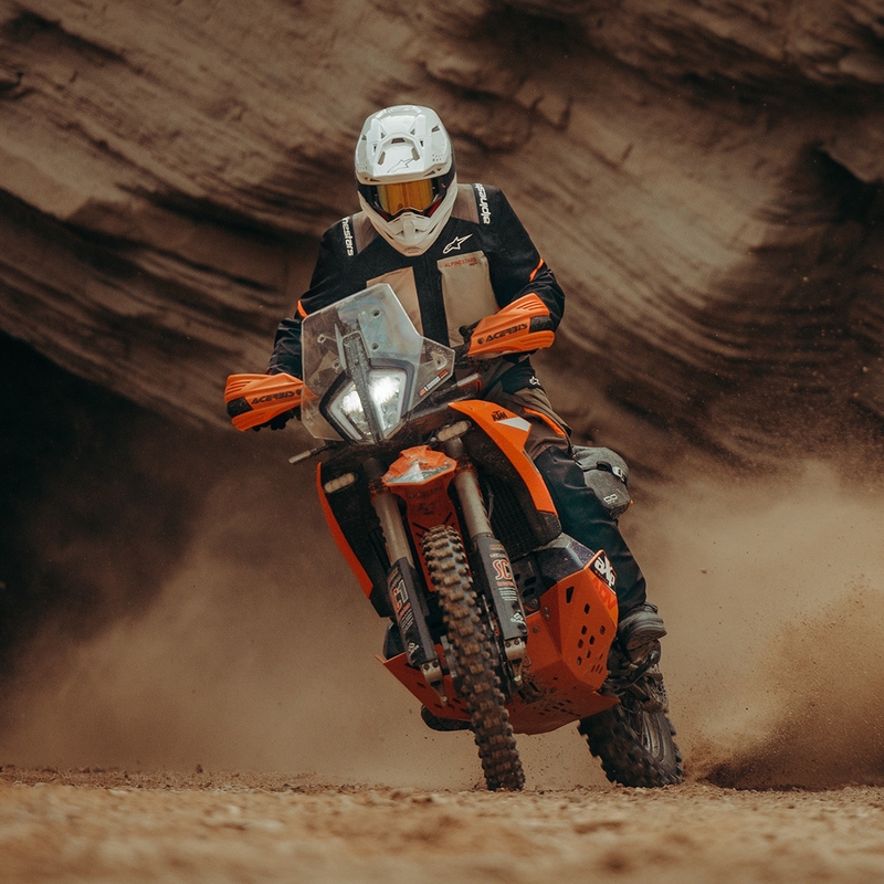 Kurtka motocyklowa Alpinestars Andes V4 Drystar w kolorze kremowo-jasnobrązowym-czarno-fluo-pomarańczowym
