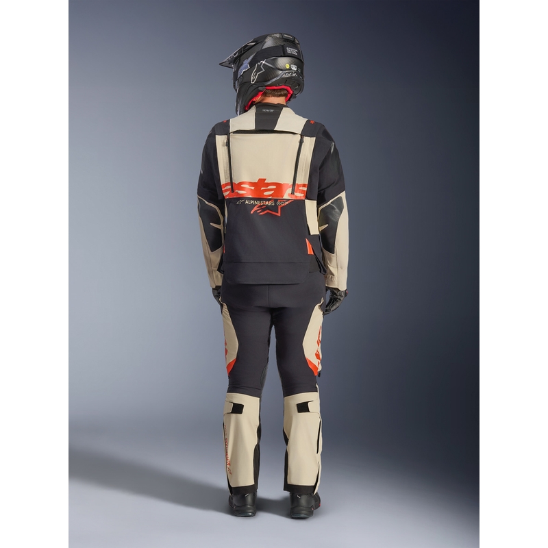 Kurtka motocyklowa Alpinestars Halo PRO Drystar XF kremowo-czarno-czerwona
