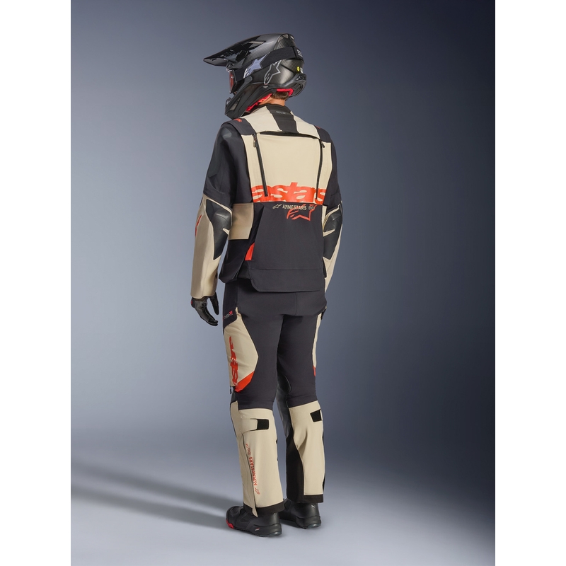 Kurtka motocyklowa Alpinestars Halo PRO Drystar XF kremowo-czarno-czerwona