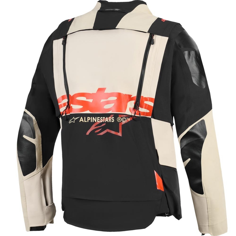 Kurtka motocyklowa Alpinestars Halo PRO Drystar XF kremowo-czarno-czerwona