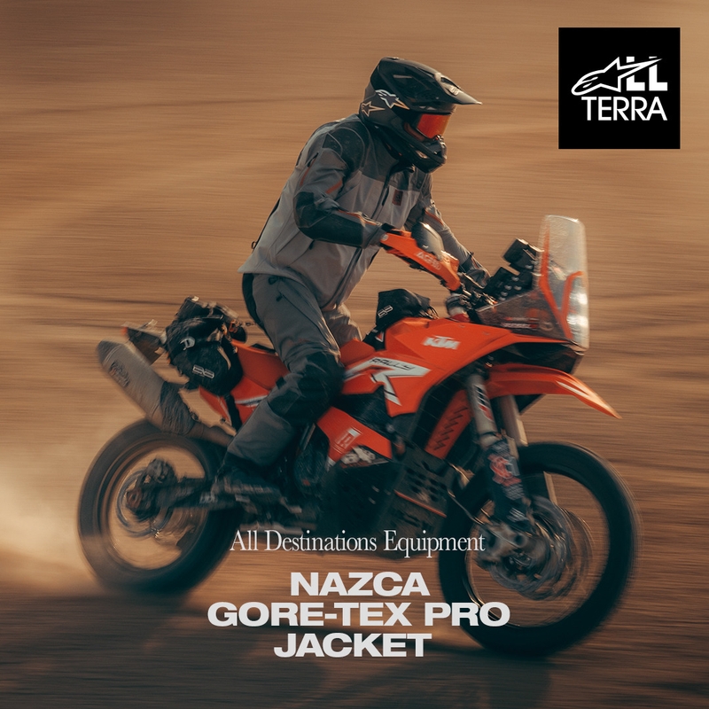 Kurtka motocyklowa Alpinestars Nazca 3L Gore-Tex PRO ciemnoszara-jasnoszara