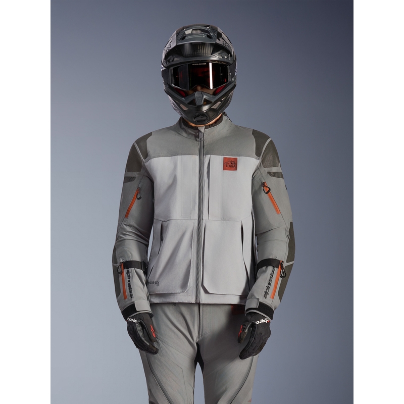Kurtka motocyklowa Alpinestars Nazca 3L Gore-Tex PRO ciemnoszara-jasnoszara