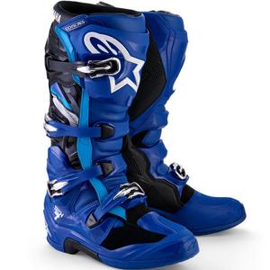 Buty motocrossowe Alpinestars TECH 7 YAMAHA kolekcja niebiesko-biało-czarna
