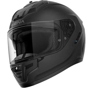 Kask motocyklowy integralny z zestawem słuchawkowym SENA Phantom ANC, matowo czarny