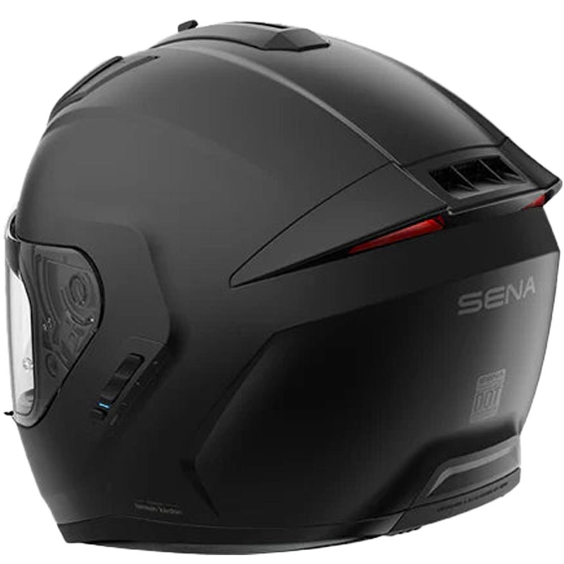 Kask motocyklowy integralny z zestawem słuchawkowym SENA Phantom ANC, matowo czarny