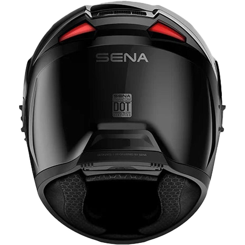 Kask motocyklowy integralny z zestawem słuchawkowym SENA Phantom ANC, matowo czarny