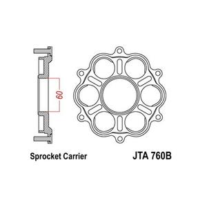 Sprocket carrier JT