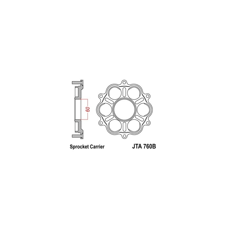 Sprocket carrier JT