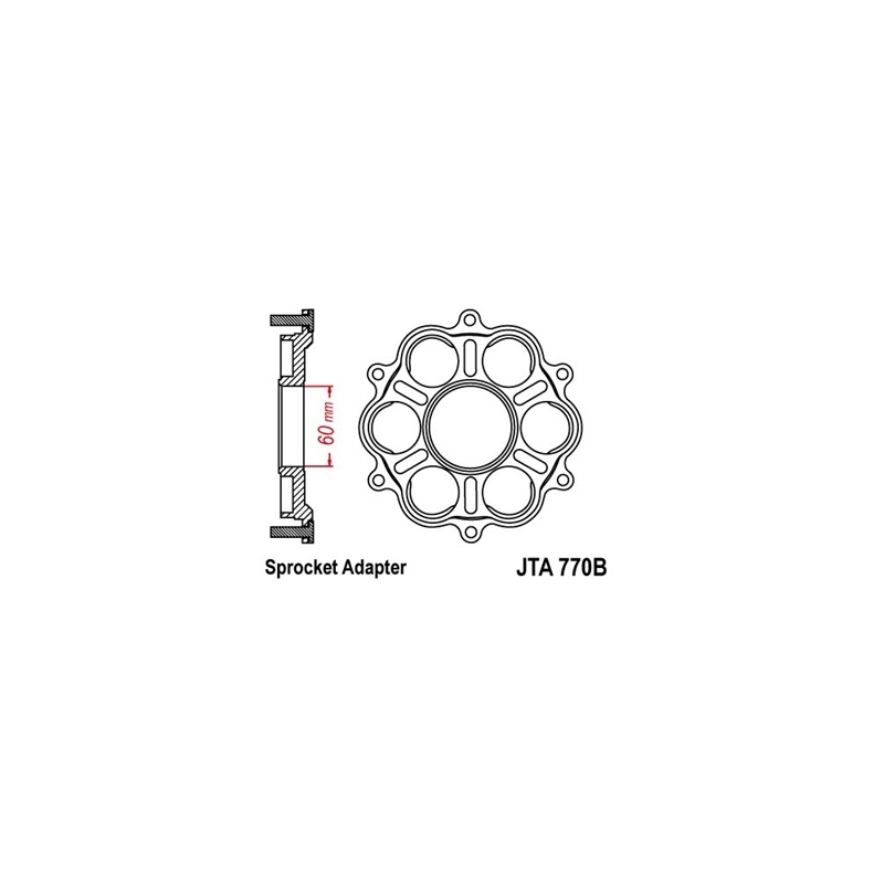 Sprocket carrier JT