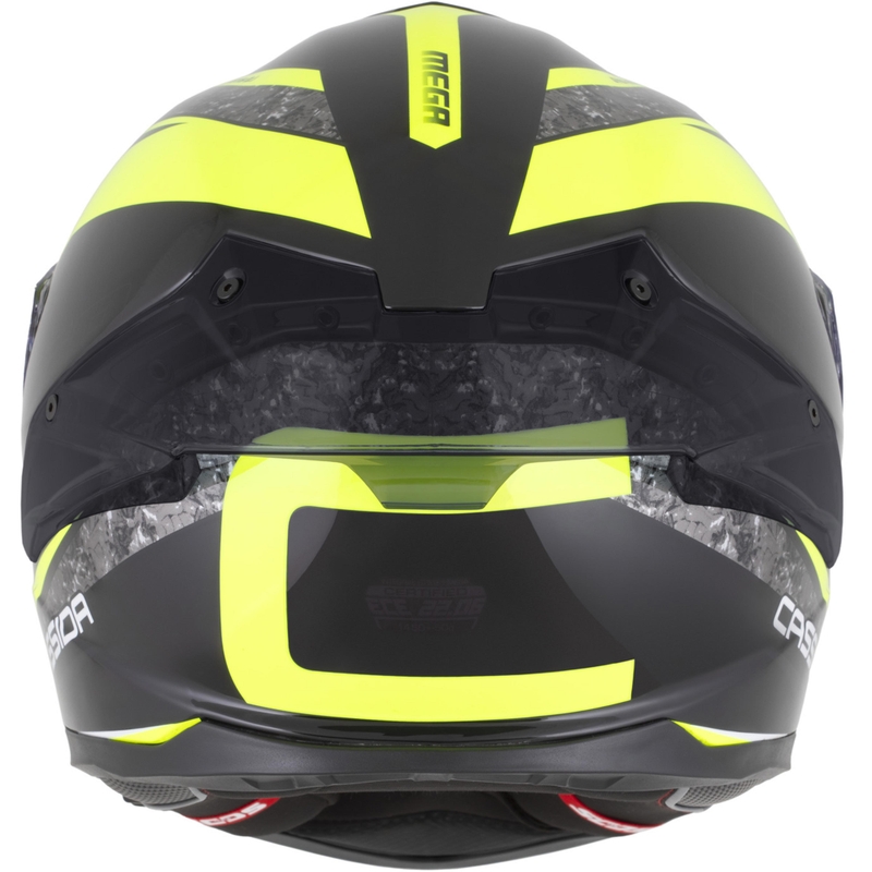 Kask motocyklowy integralny Cassida Integral GTS 2.1 Mega czarno-fluo żółto-biały