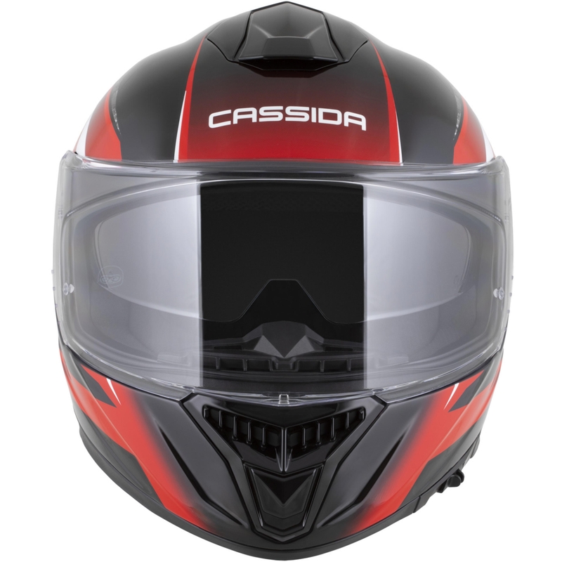 Kask motocyklowy integralny Cassida Integral GTS 2.1 Mega czarno-czerwono-biały