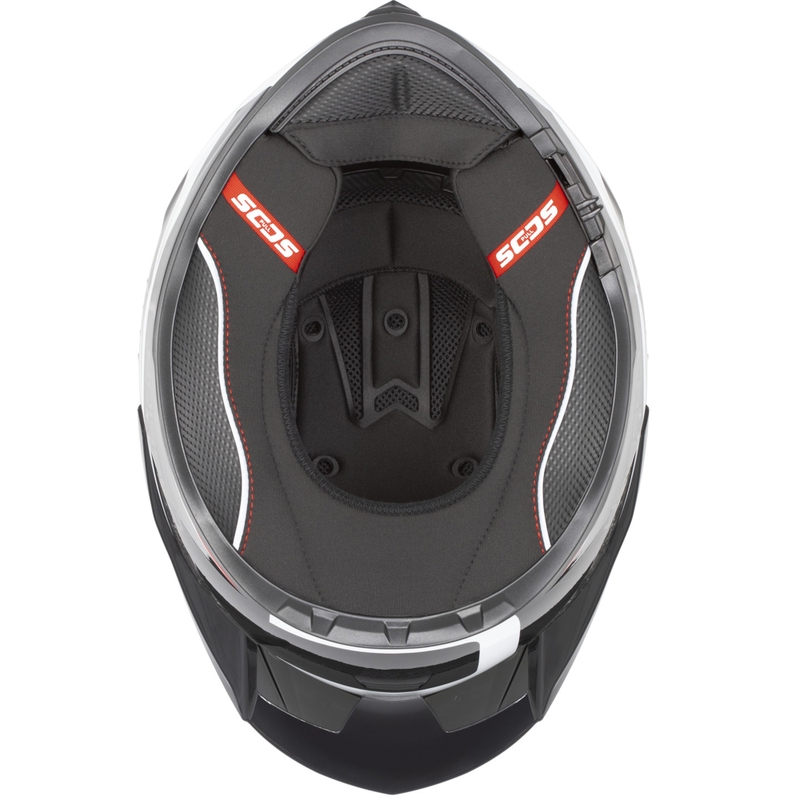 Kask motocyklowy integralny Cassida Integral GTS 2.1 Mega czarno-czerwono-biały