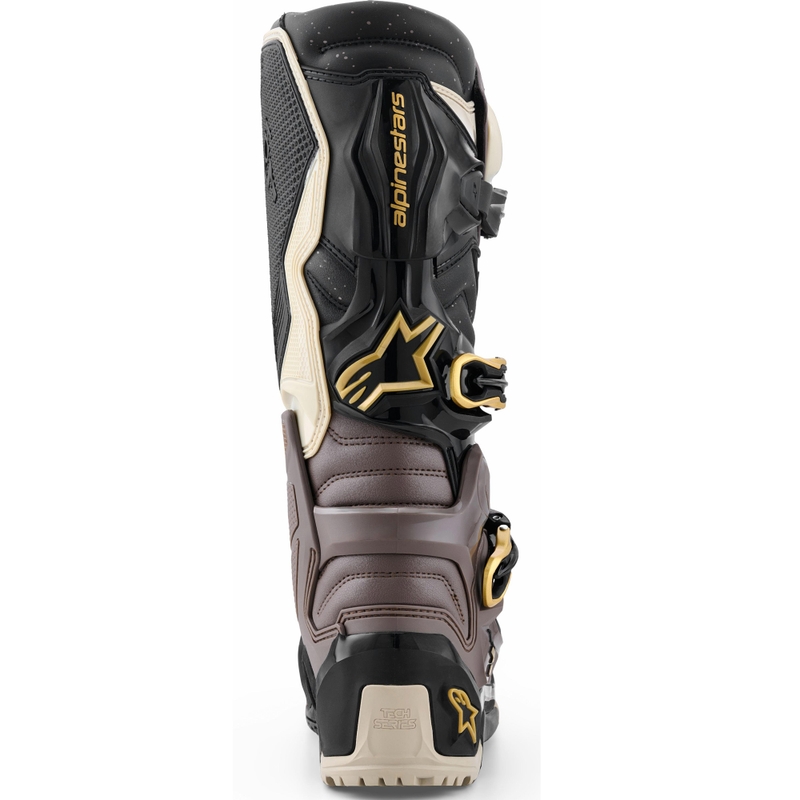 Buty motocyklowe Alpinestars TECH 7 Enduro Drystar w kolorze czarno-ciemnoszarym-złotym