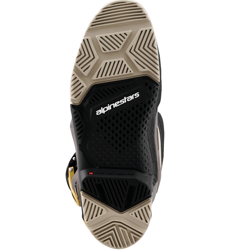 Buty motocyklowe Alpinestars TECH 7 Enduro Drystar w kolorze czarno-ciemnoszarym-złotym