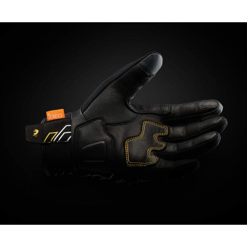 Rękawice motocyklowe damskie Furygan Jet Neon D3O® Evo czarno-złote