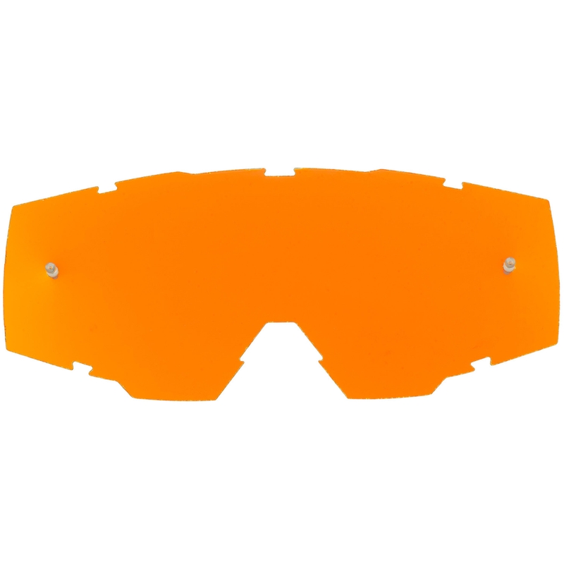 Gogle motocrossowe NOX Spectre z daszkiem w kolorze czerwonym