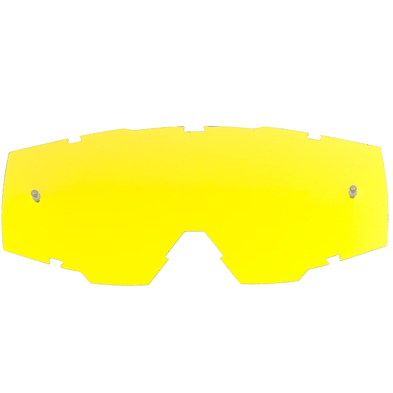 Gogle motocrossowe NOX Spectre z daszkiem złotym