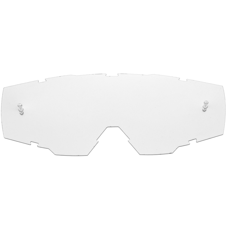 Gogle motocrossowe NOX Spectre z wizjerem srebrnym