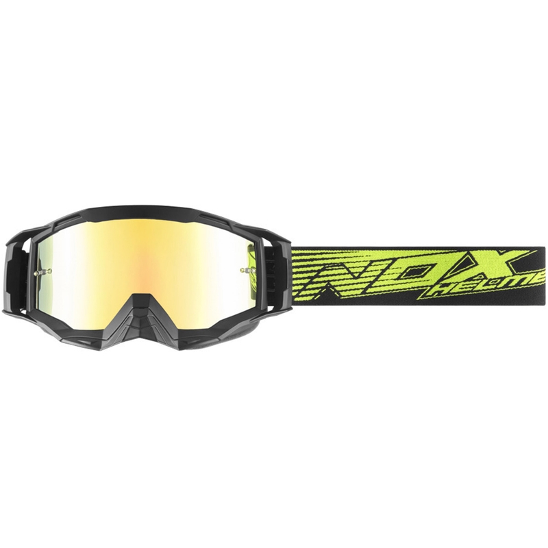 Okulary motocrossowe NOX Spectre czarno-żółte