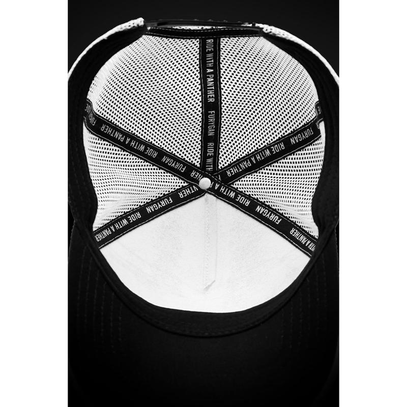 Czapka Furygan Trucker Rage biało-czarna
