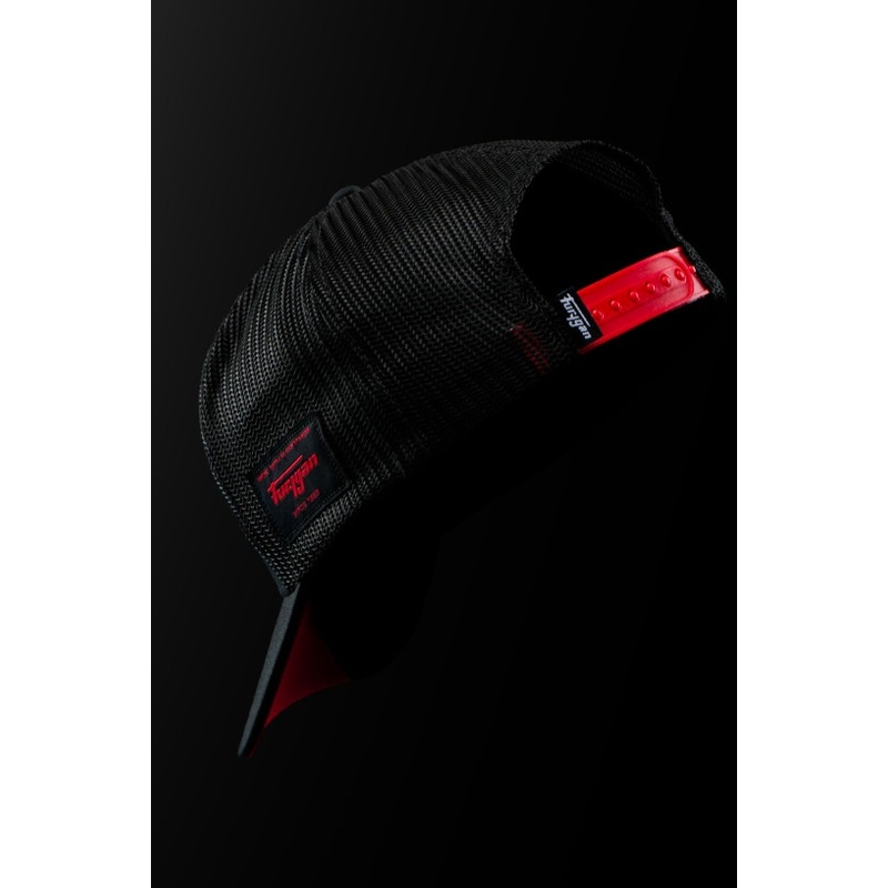 Czapka Furygan Trucker Rage czarno-biało-czerwona