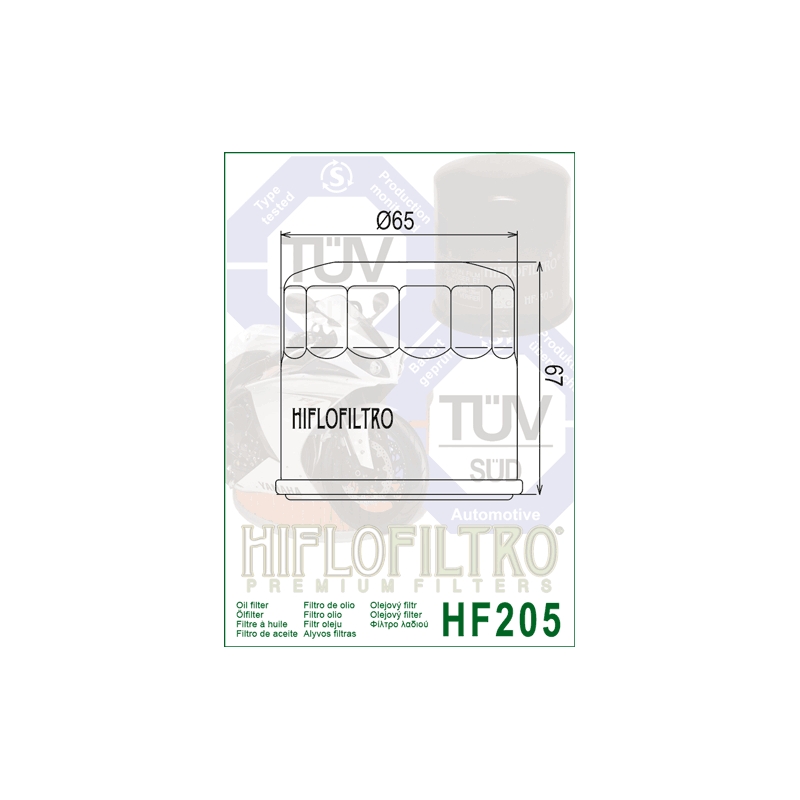 Oil filter HIFLOFILTRO