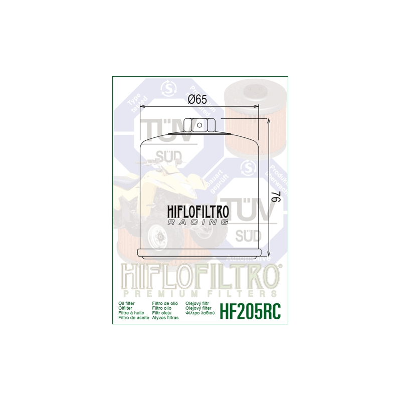 Oil filter HIFLOFILTRO Racing