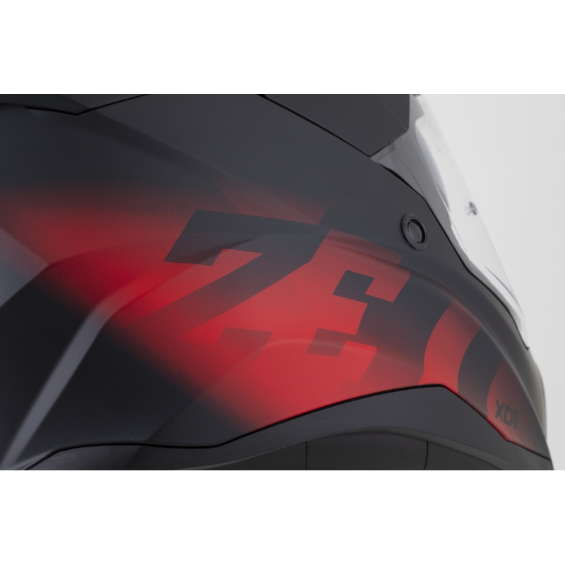 Kask motocyklowy enduro ZED XD1 matowy czarno-czerwony